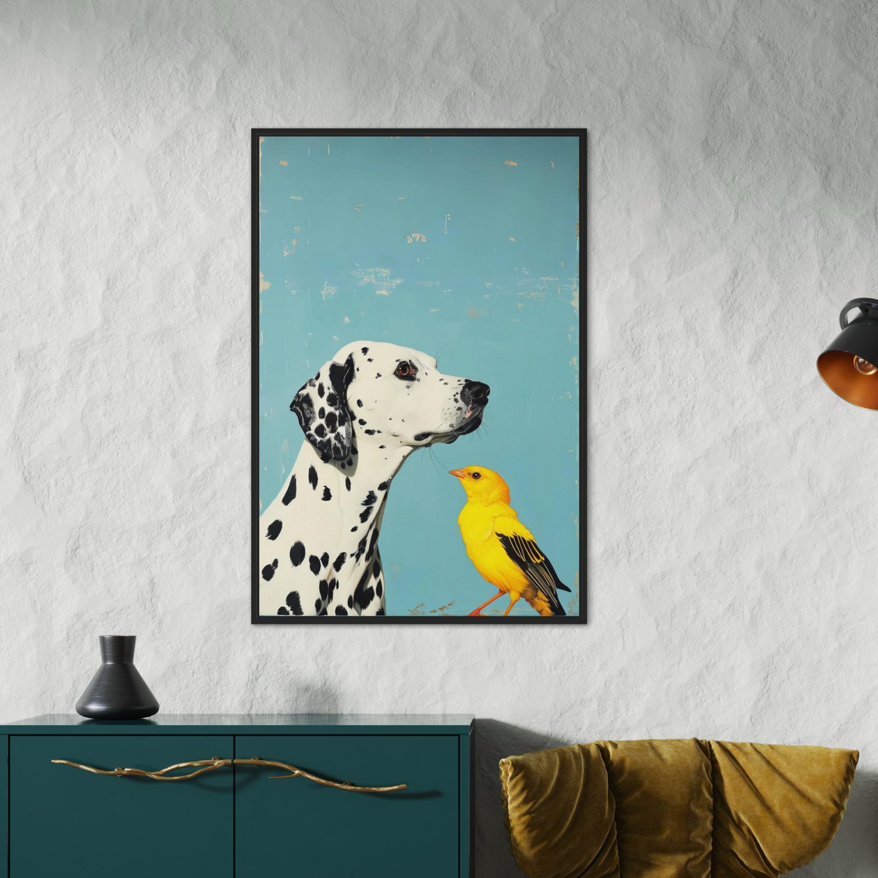 Dalmatian and Canary